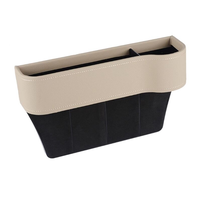 Multifunctional Car Seat Organizer Filler Pocket PU Leather Auto Console Side Catcher Storage Box Holder Container: BG-2