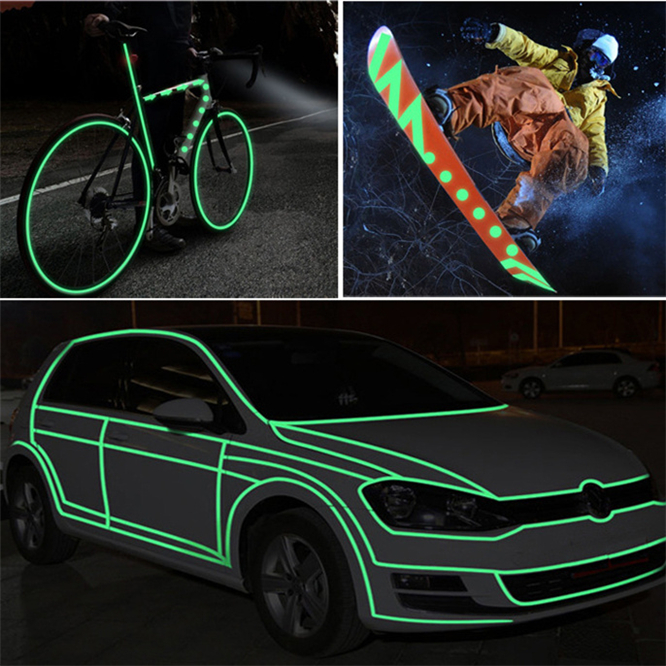 3M Luminous Tape Sticker High Luminance Glow Removable Waterproof Photoluminescent Glow in The Dark Safety Warning Tape