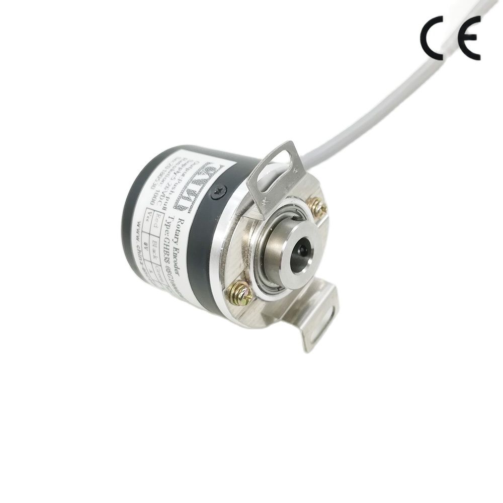 Codeur rotatif à trou aveugle CALT 5-26V 38mm 6mm | 100 200 500 600 1000 1024 2000 PPR sortie de traction 10-30V