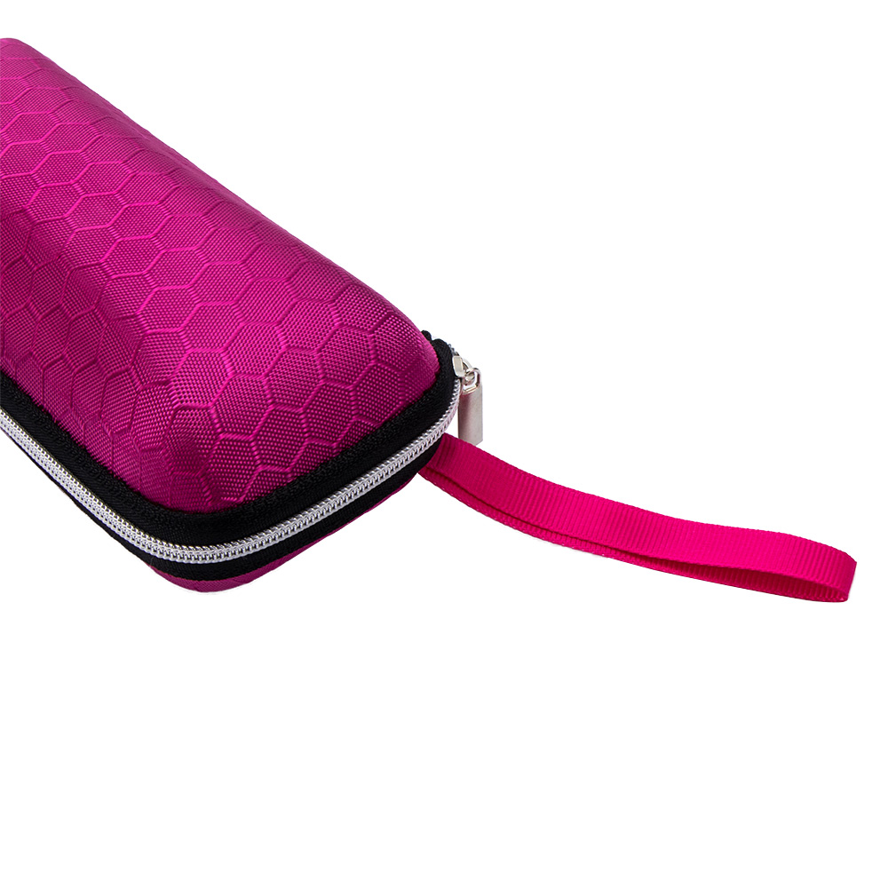 1 Stck EVA Waben aufbringen Bunte Abdeckung Tragbare Sonnenbrillen fallen Schlüsselband Reißverschluss unisex Brillen Taschen Brillen Zubehör