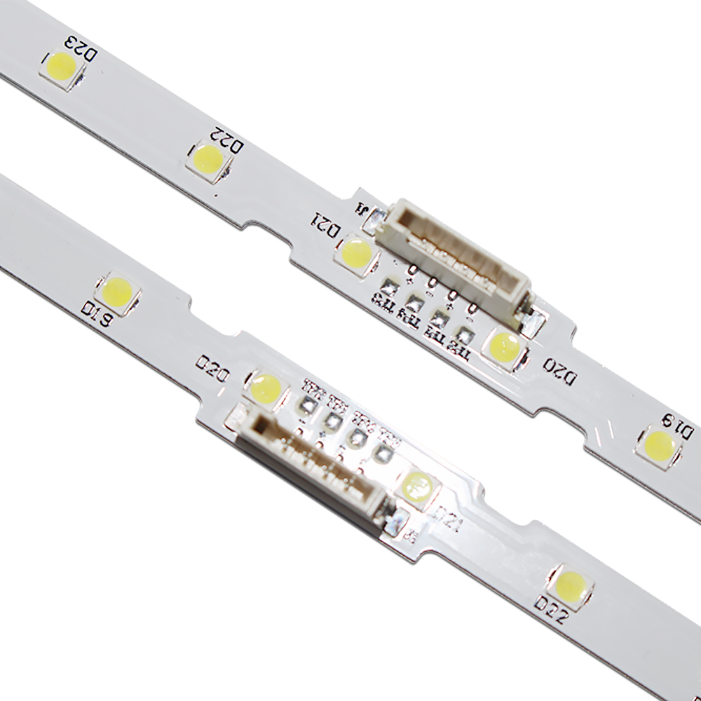 2 stück/lot led-hintergrundbeleuchtungsstreifen für samsung 55 nu 7100 ue55 nu 7300 ue55 nu 7100 ue55 nu 7105 aot _55_ nu 7300_ nu 7100 bn96-45913a bn61-15485a