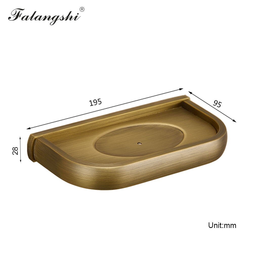 Bathroom Soap Dish Storage Holder Wall Mounted Antique Brass Soap Holder Box Soap Basket Bathroom Accessories WB8301