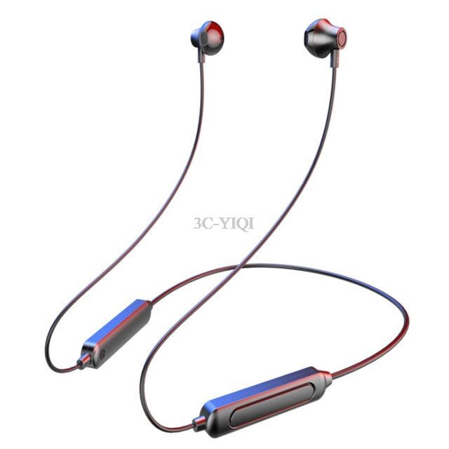 Magnetische kabellose bluetooth 5.0 ohrhörer mit nackenbügel, stereo-sport-headset, freisprechfunktion, ohrhörer mit mikrofon für alle smartphones: Default Title