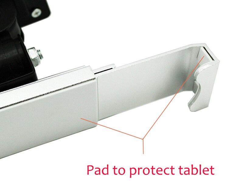 universal metal anti-theft 7&quot;-12&quot; tablet wall bracket holder with safety lock anti-sheft 360 rotate