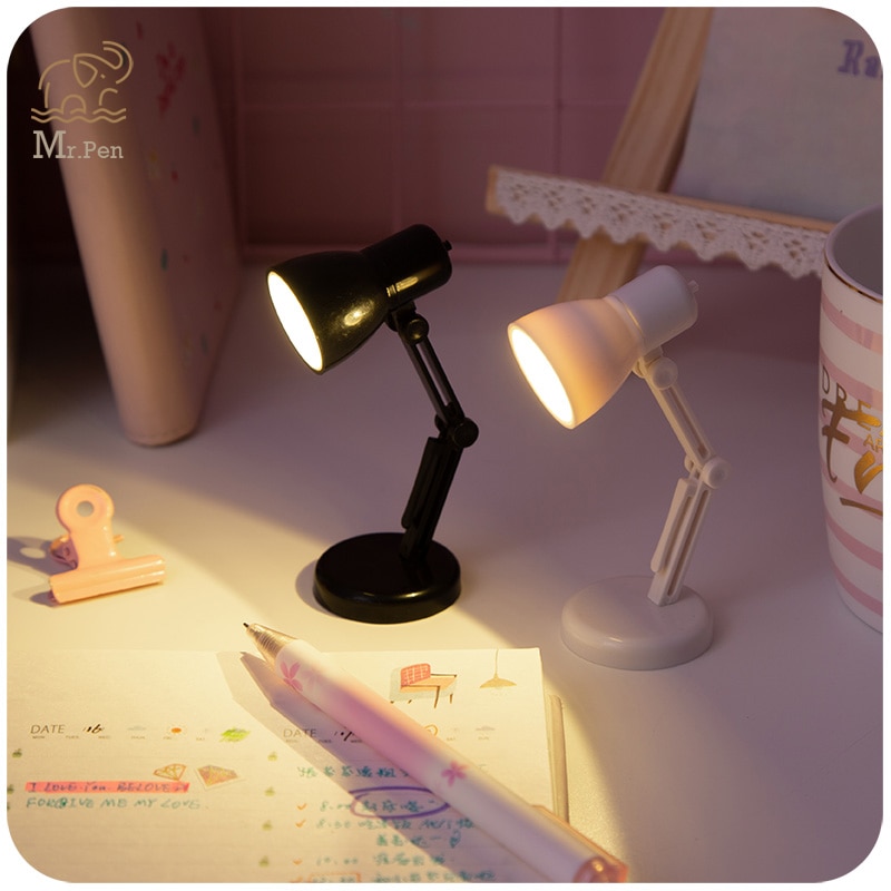 Study Readig LED Desk Lamp Book Clip Bedroom Battery Powered Table Light Eye Protection Flexible Bookmark Night Light