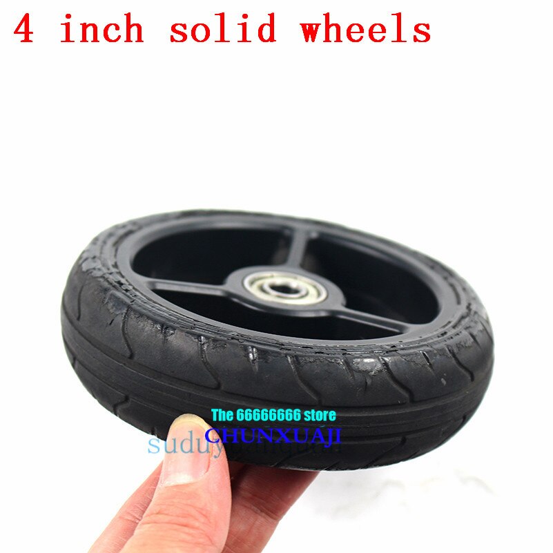 4 inch scooter Plastic hub and solid tire fits for... – Grandado
