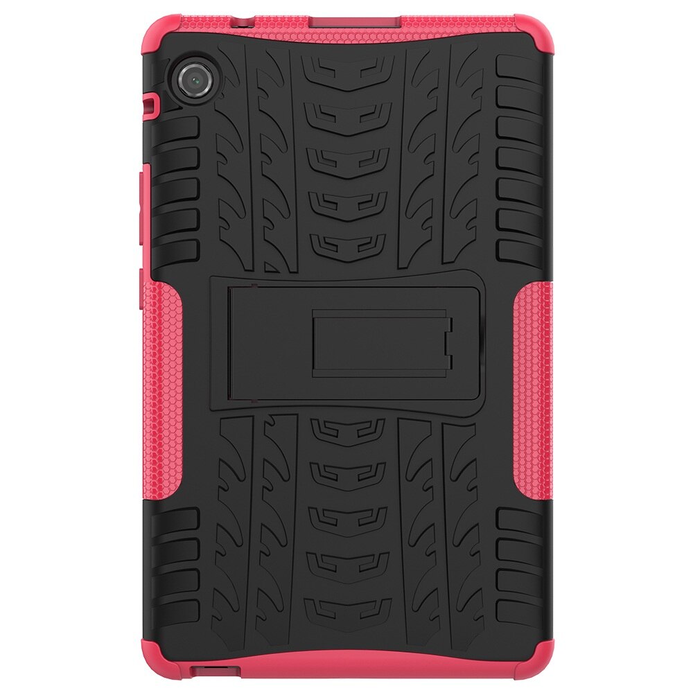 Funda para Huawei MatePad T 8, 8 pulgadas, KOB2-W09, KOB2-L09, L03, T8 , Kobe2-W09, L09, L03, TPU + PC Armore: Rose red