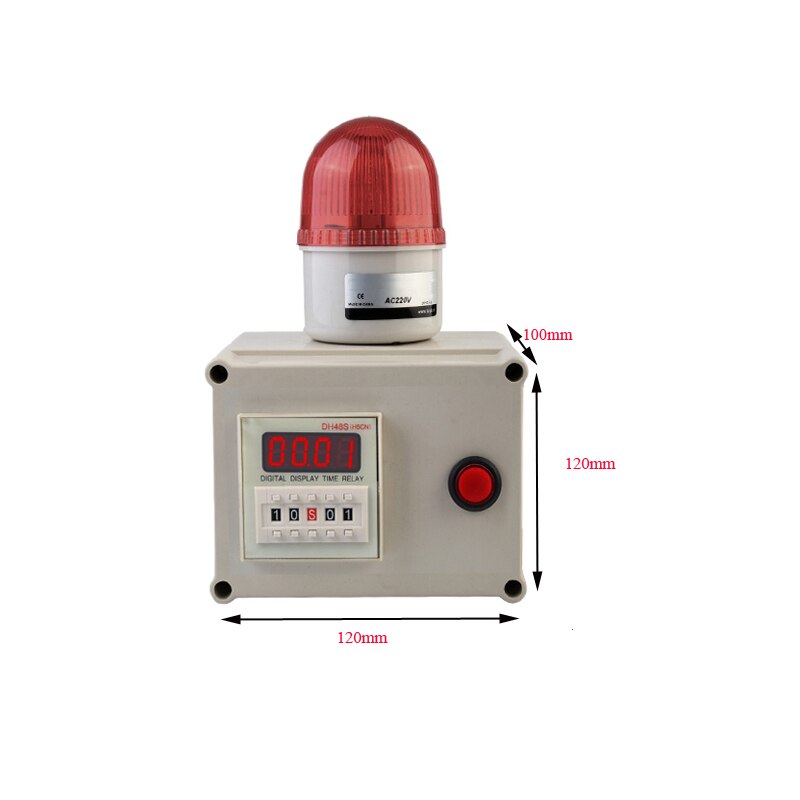 Timing alarm device Timing reminder sound and light run out Time alert warning device