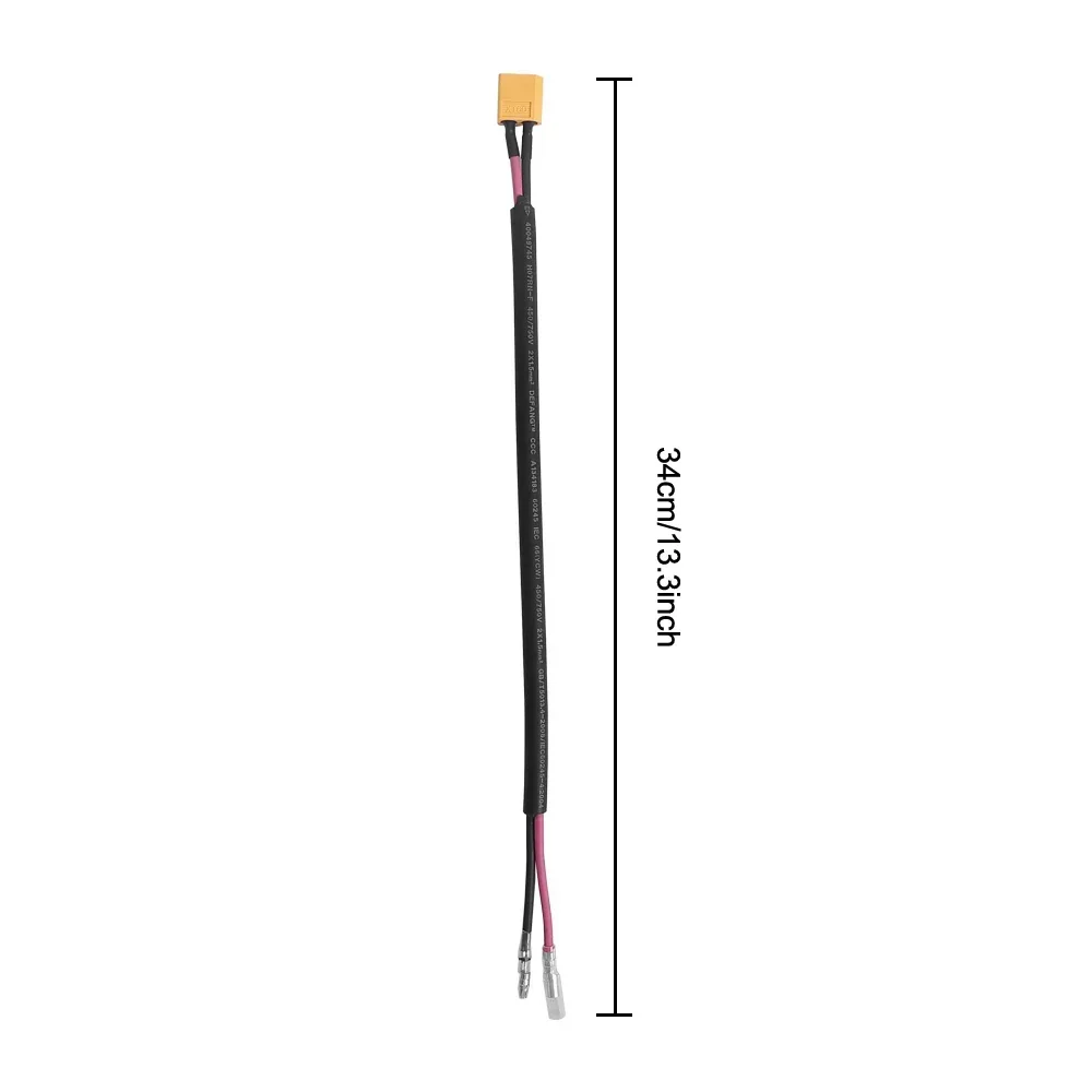 XT60 Connector Cable E-Bike Power Cable for BAFANG BBSHD BBS01B BBS02B Mid Drive Motor Electric Bicycle Battery Connector Cables