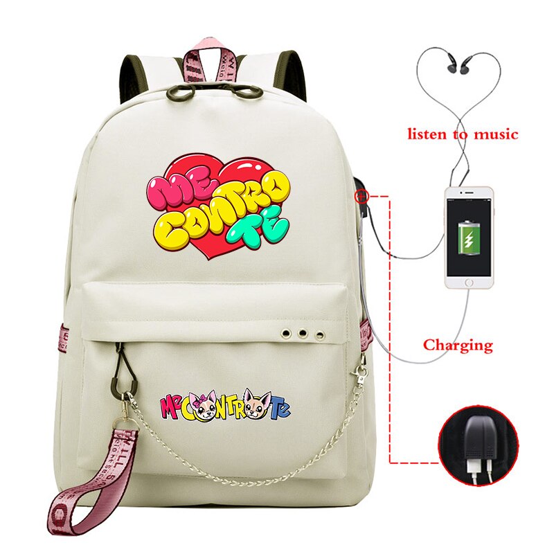 Me contro te mochila harajuku sacos de escola para meninas estudantes universitários portátil carregamento usb mochila viagem ocasional: 12