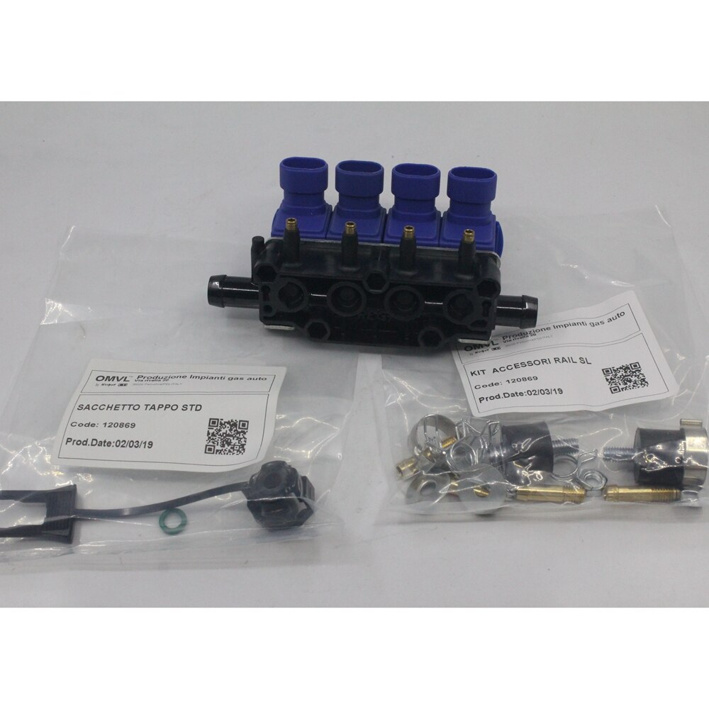 CNG LPG Injector 2.0mm Rail Super Silent High Speed Common Injector Rail Gas Injector And Accessories Sega Emgrand Elysee: Red