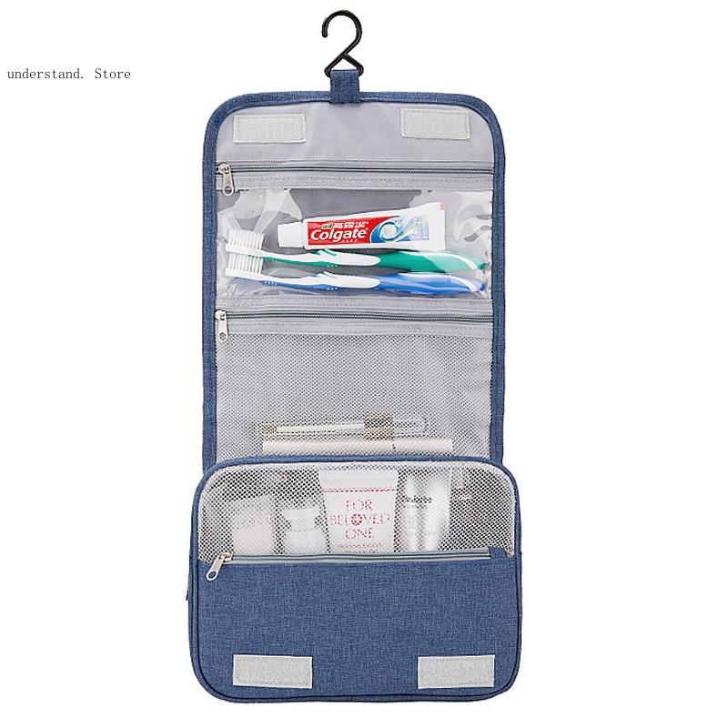 Forniture per la vita portatili da viaggio borsa per il trucco essenziale di grandi dimensioni borsa per lavaggio da uomo di alta qualità borsa da toilette per Organizer da bagno