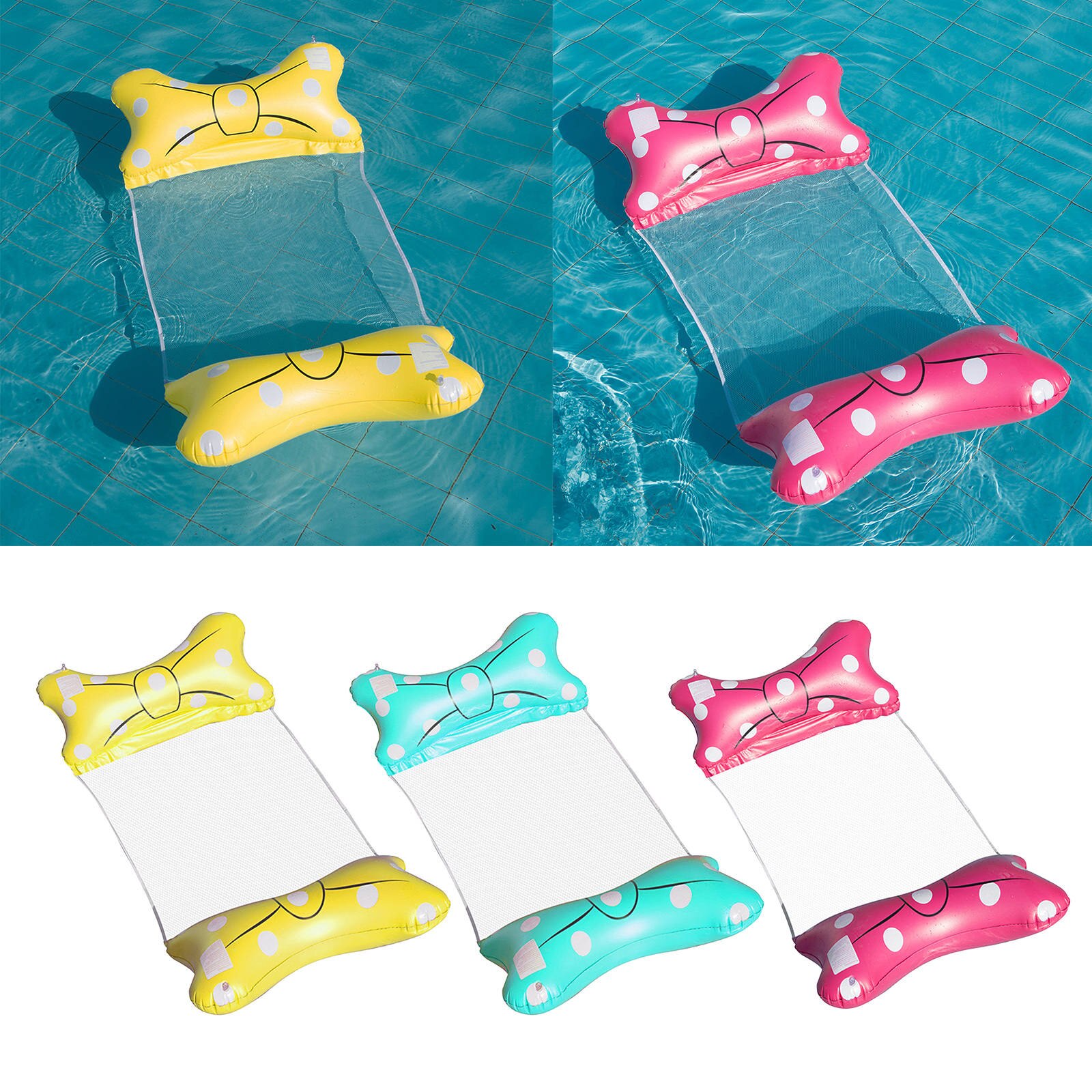 Opblaasbare Water Float Lounge Bed Water Hangmat Zwembad Drijvende Stoel, Water Sofa, Mat Voor Reizen Vocation Drijfvermogen