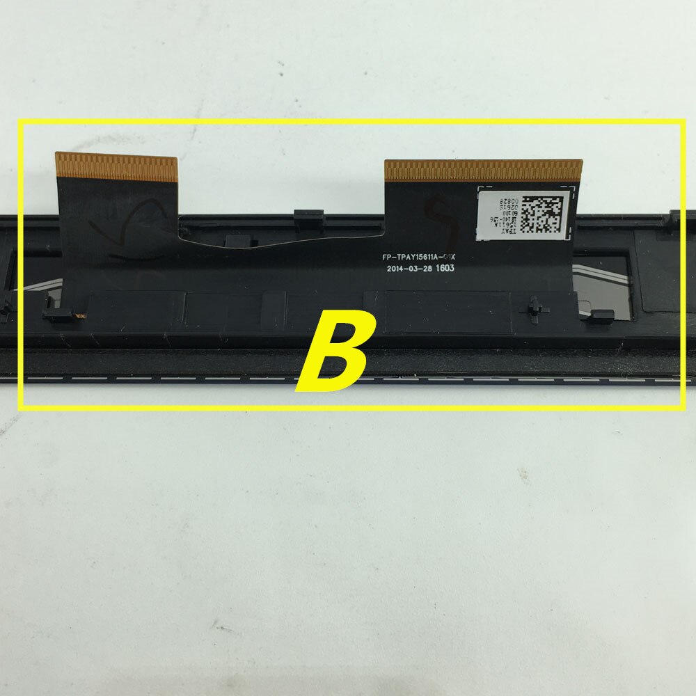 100/prueba nueva para Asus TP550 TP550L TP500 TP500LA Q502 Q502L Digitalizador de pantalla táctil reemplazo de vidrio con bisel FP TPAY15611A
