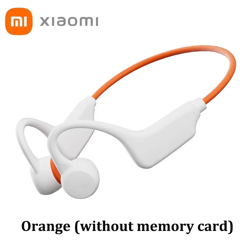 Xiaomi Bone Conduction Headset Bluetooth 5.4 Not In Ear Swimming Running IPX8 Waterproof Long Life Hang Ear Sports Headphones: Red