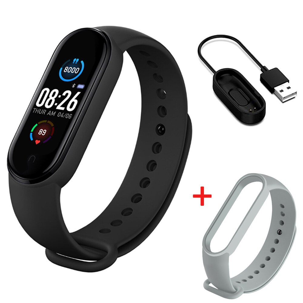 M5 Smart Watch Bluetooth Fitness Tracker Pedometer Heart Rate Monitor Call Reminder Blood Pressure Smartband for IOS Android