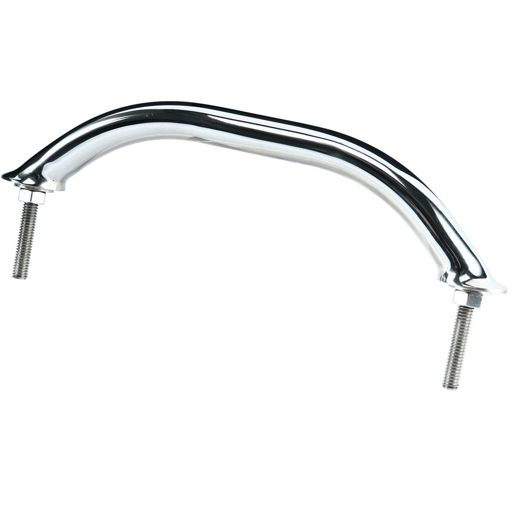 Haltegriff für Bootshandlauf, runder Rohr aus poliertem Edelstahl – 20,3 cm langer Marine-Haltegriff