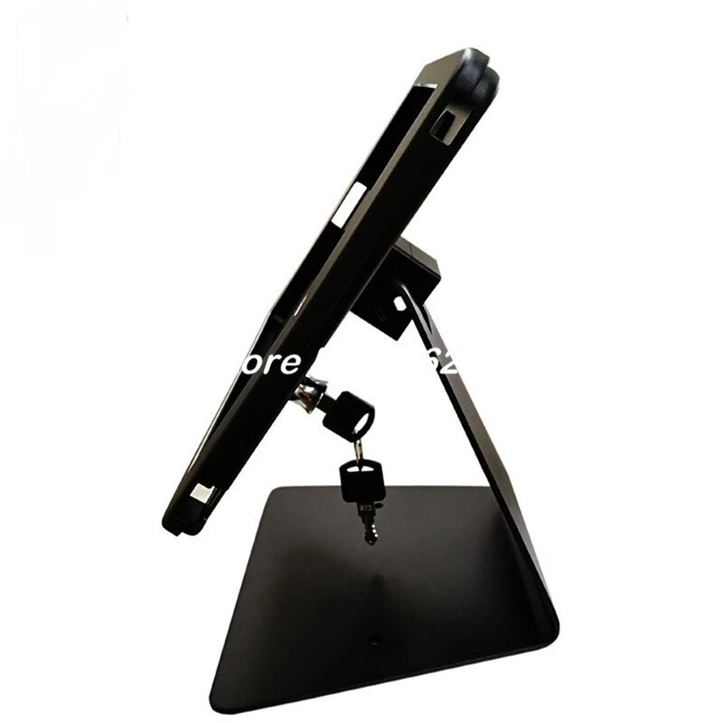 Aluminum reversible tilting tablet enclosure secure for ipad desk stand support for store ipad 2 3 4 air1 2 Pro 9.7 POS display