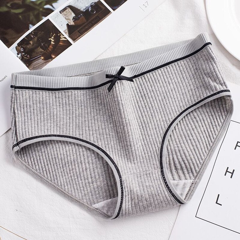 10Pcs/Lot Girls Cotton Underwear Cute Knot Soft Breathable Young Panties Solid Briefs Children Clothes