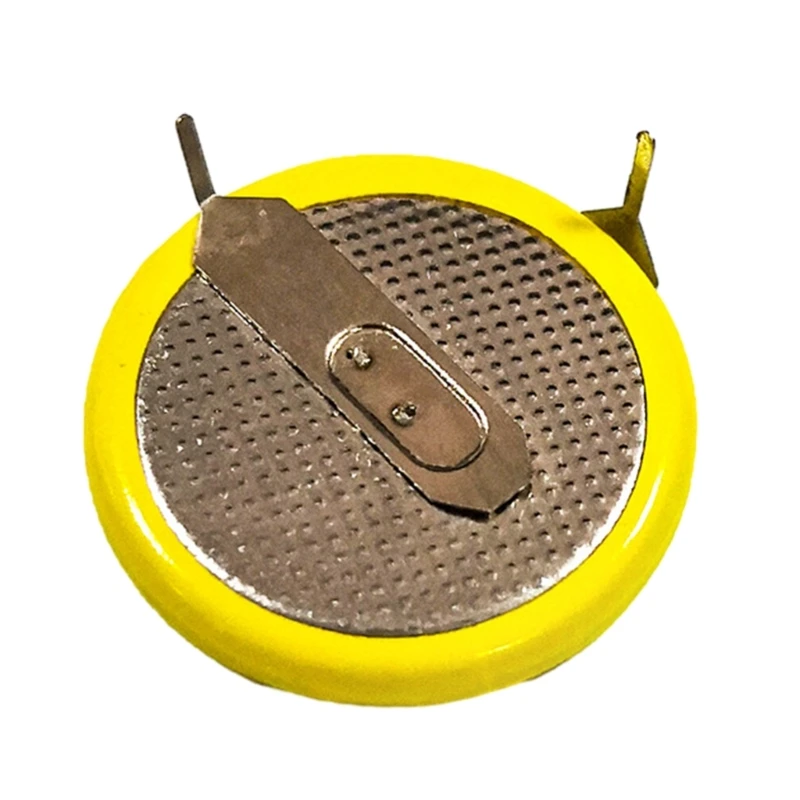 2er-Pack LIR2025 LIR 2025 3,6-V-Lithium-Akkus mit Stiften für Fernbedienungsuhren, Taschenrechner, Uhren