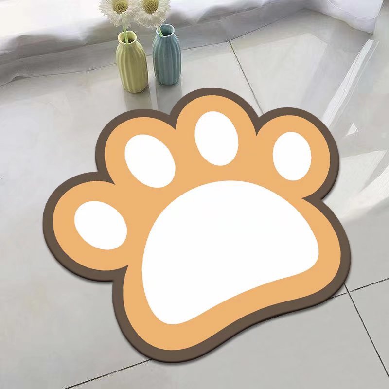 Panda Cartoon Hond Patroon Zachte Kussen Badmat Quick Dry Super Absorberende Non-Slip Badkamer Tapijt Diatomeeën Modder Tapijten waterdicht