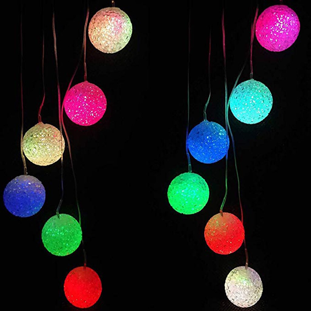 Kleur Veranderende Solar Power Wind Chime Crystal Ball Led Opknoping Spinner Lamp Kleur Veranderende Waterdichte Outdoor Windchime Licht