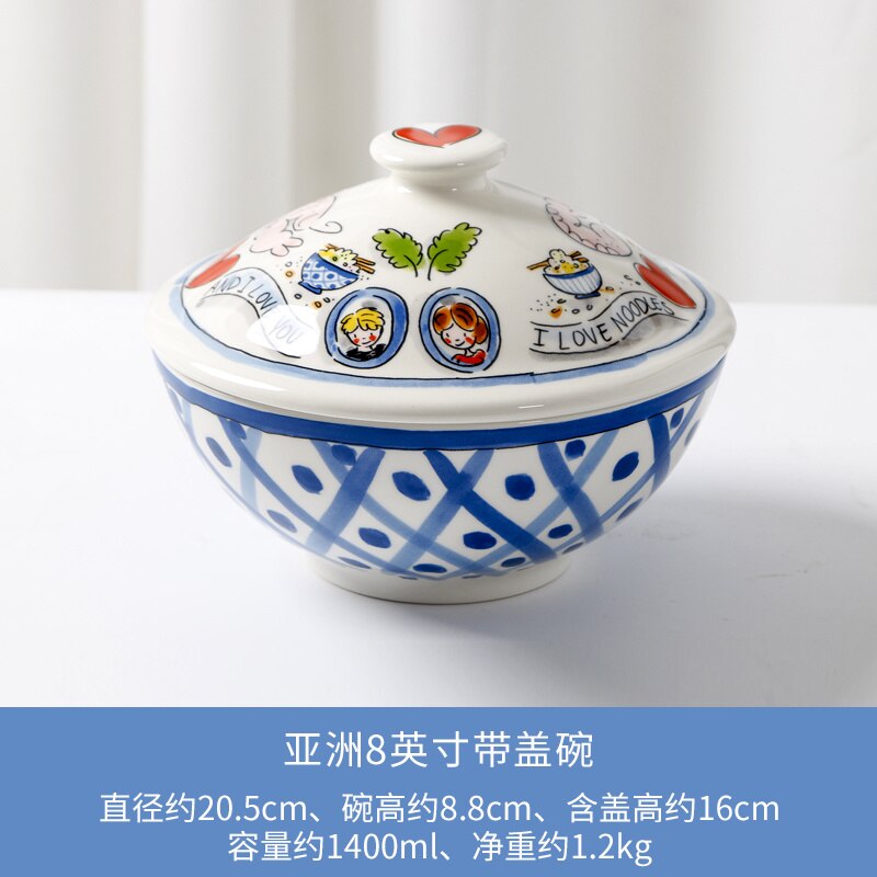 Chinese Kettle Ceramic Large Single Teapot Kung Fu Tea Set Afternoon Tea Home Japanese Style Cute Tea Making Tea Brewing Pot: 8 bowl with Lid