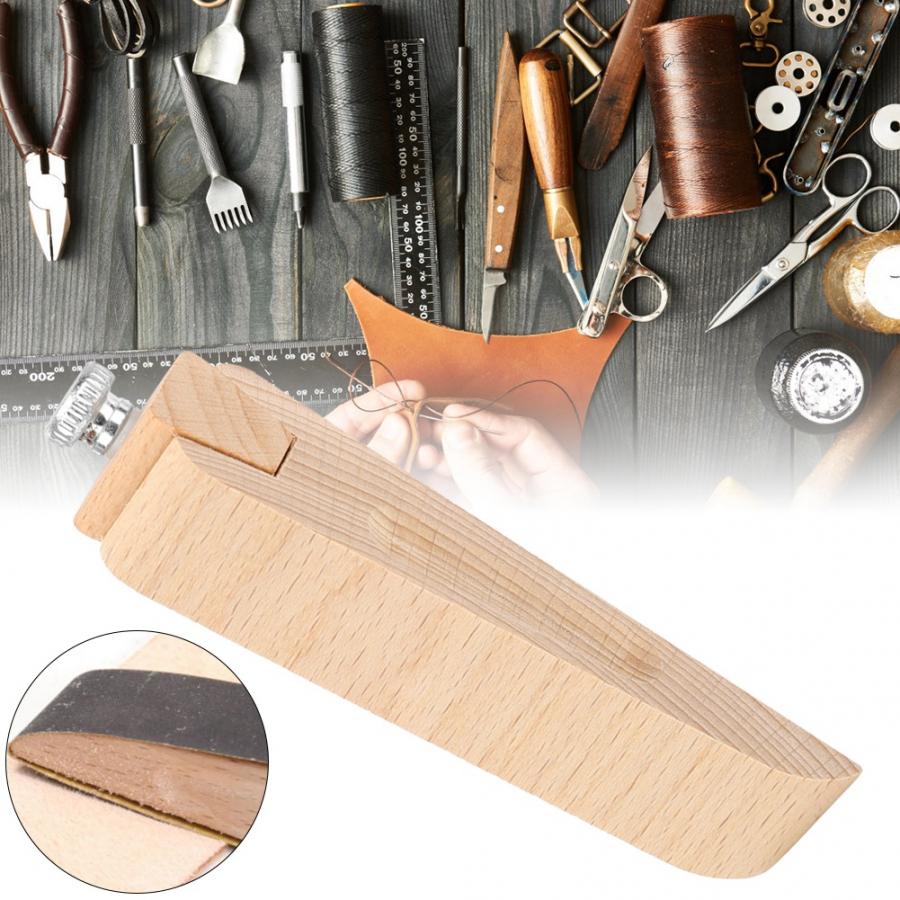 Manual Leather Wooden Sandpaper Block Handmade DIY Sanding Block Assortment Abrasive Paper Sheets Square Sandpaper Grit