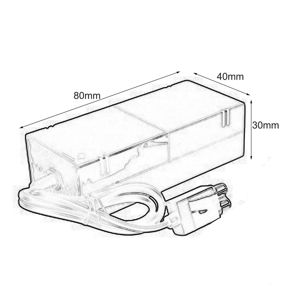 Adaptateur secteur pour XBOX ONE hôte adaptateur secteur en 100-240V Charge Charge cordon d'alimentation câble ONLENY pièce 0.57kg (1.26lb.)
