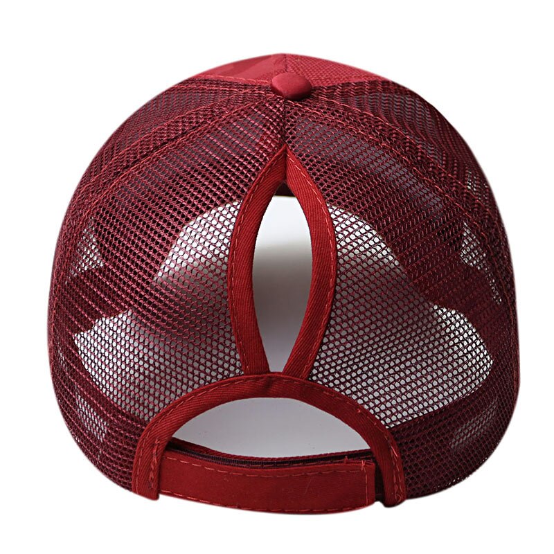Boné de beisebol, chapéu de baseball com traseira, para mulheres, chapéu de hip hop, chapéu de malha para o verão