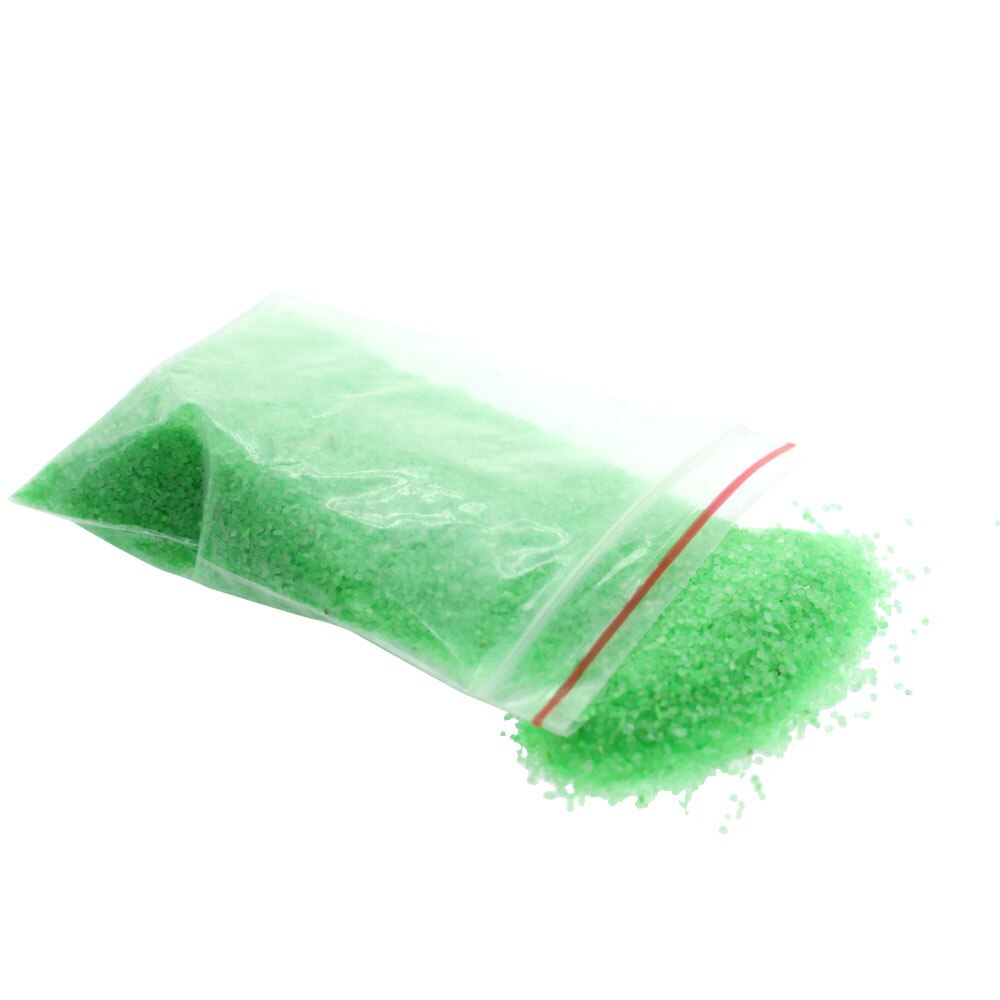 36g Color Sand Gravel Sand Art DIY Fairy Garden Sandbeach Props: Green