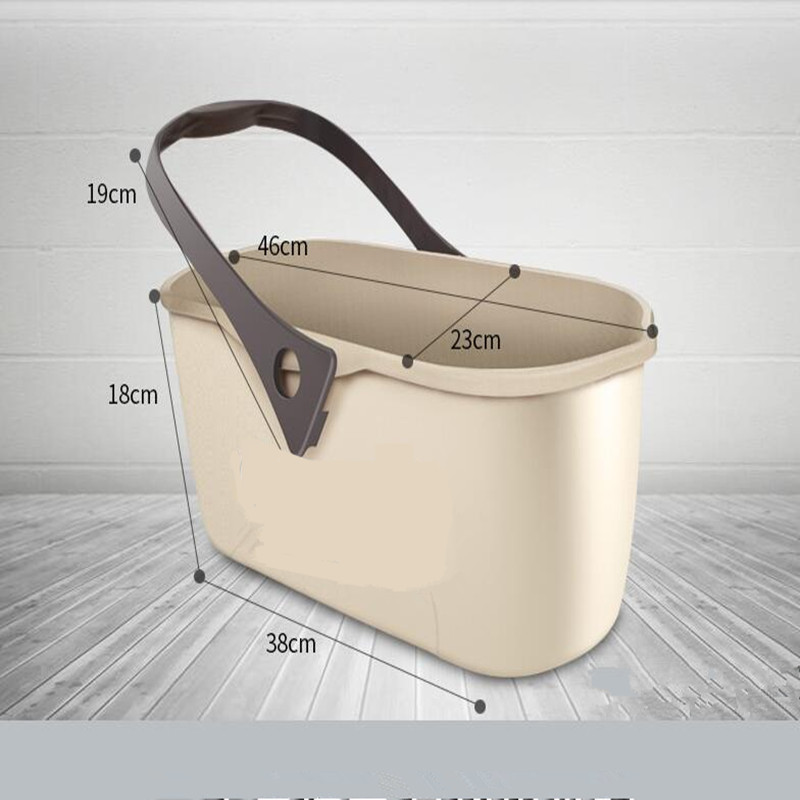 Rectangle Mops Bucket For Switch'n Clean Double Sided Flat Mop Fishing Container Pet Wash Basin Store water/Toys/Clothes