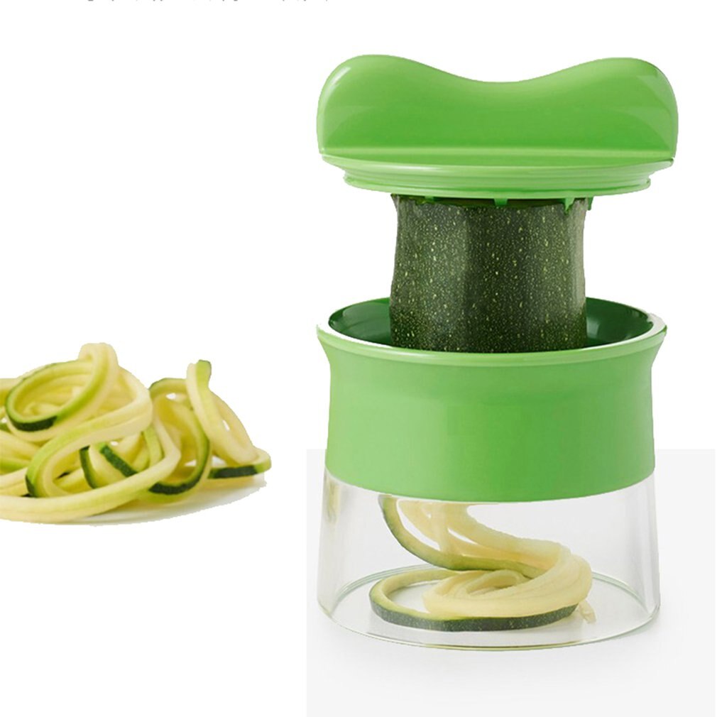 Handheld Wortel Aardappel Komkommer Spiraal Rasp Snijder Groente Fruit Slicer Salade Gereedschap Courgette Noodle Spaghetti Maker Nuttig