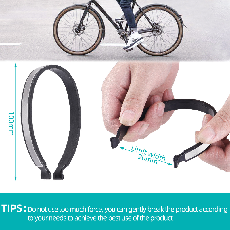 2 uds bandas para pantalones Clips correa multiusos bicicleta tobillo pierna vinculante vendaje pantalones ciclismo fijación accesorios de seguridad