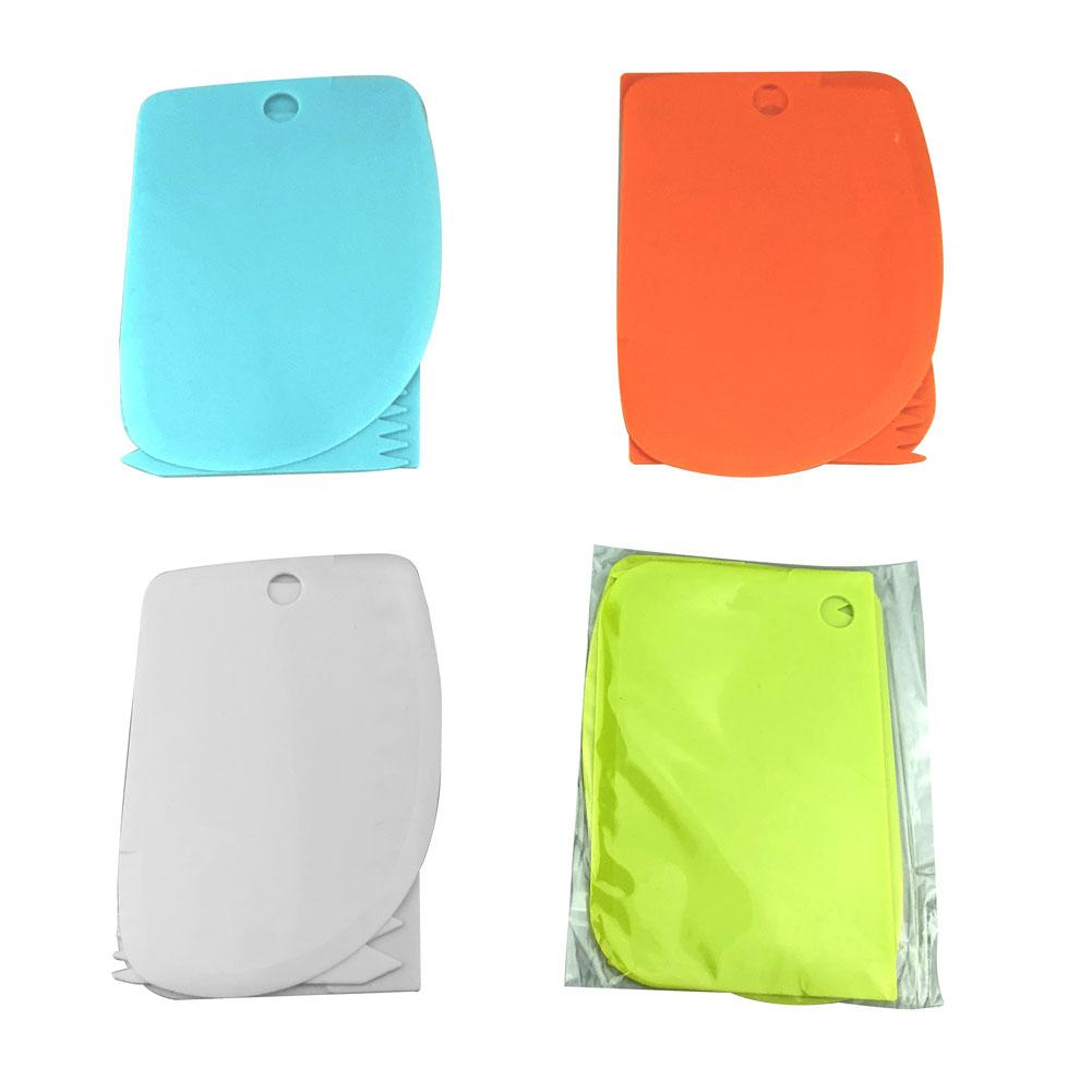 3pcs Dough Cake Cutter Slicer Spatula For Cake Cream Scraper Irregular Tooth Edge DIY Cake Scraper Set Pasty Cutters Scraper