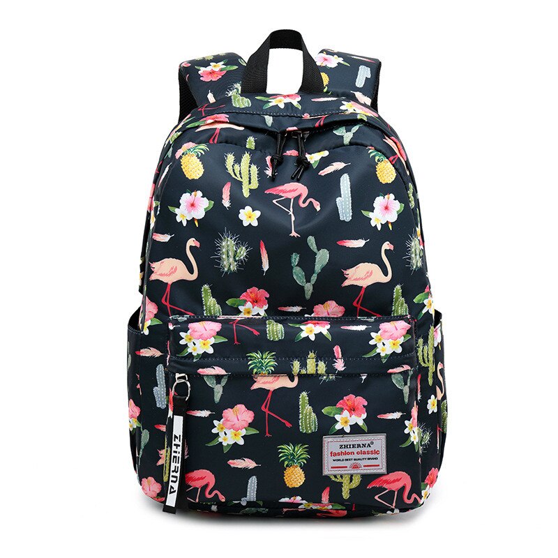 Schooltas voor tienermeisjes, vrouwen, laptoprugzak, bedrukte rugzak, mochila feminina escolar, laptopreistas, dagrugzak: D