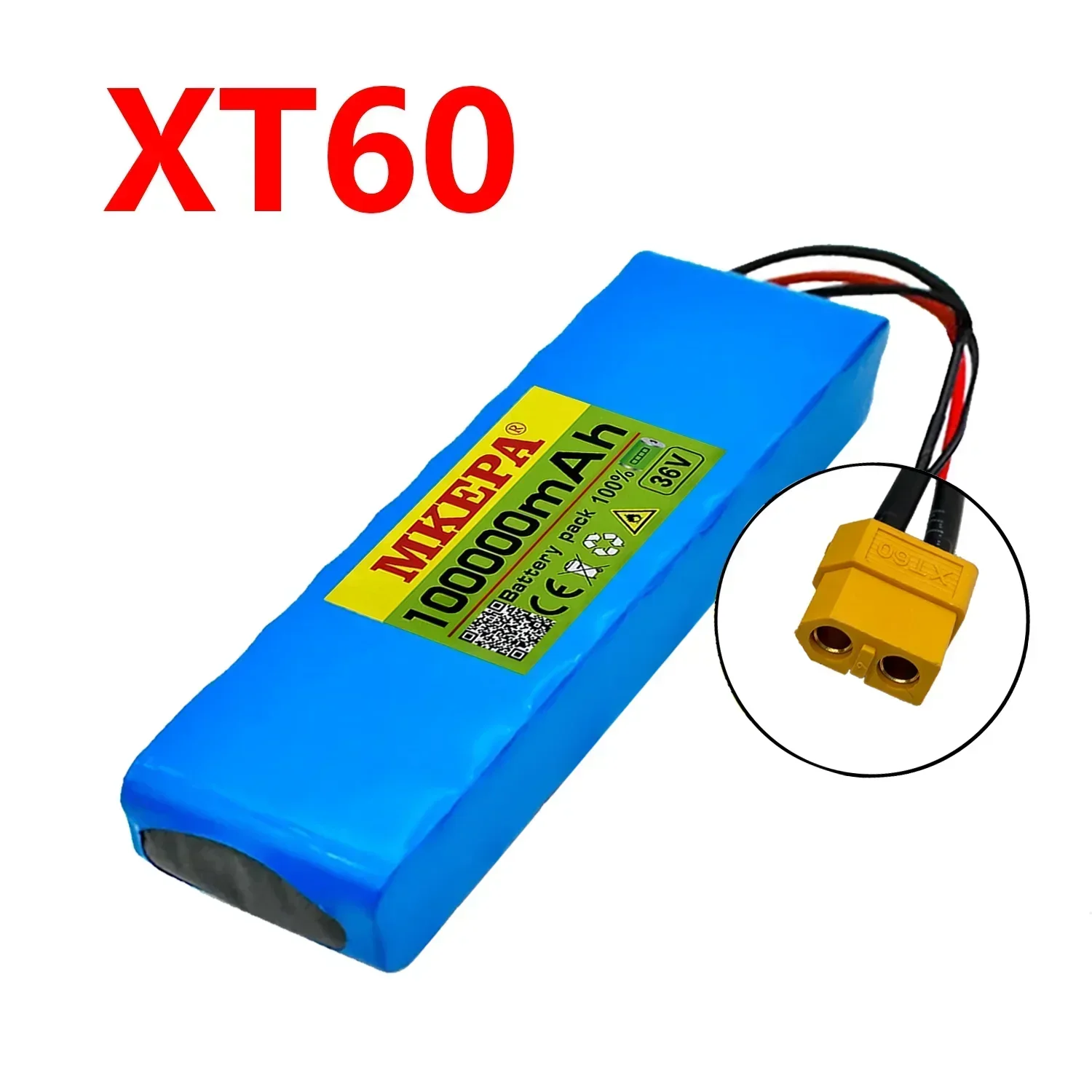 10S2P 36V 100000 mAh 36v akumulator do skutera elektrycznego litowa skuter elektryczny 500W akumulator do skutera elektrycznego 36v 10s2p: Beżowy