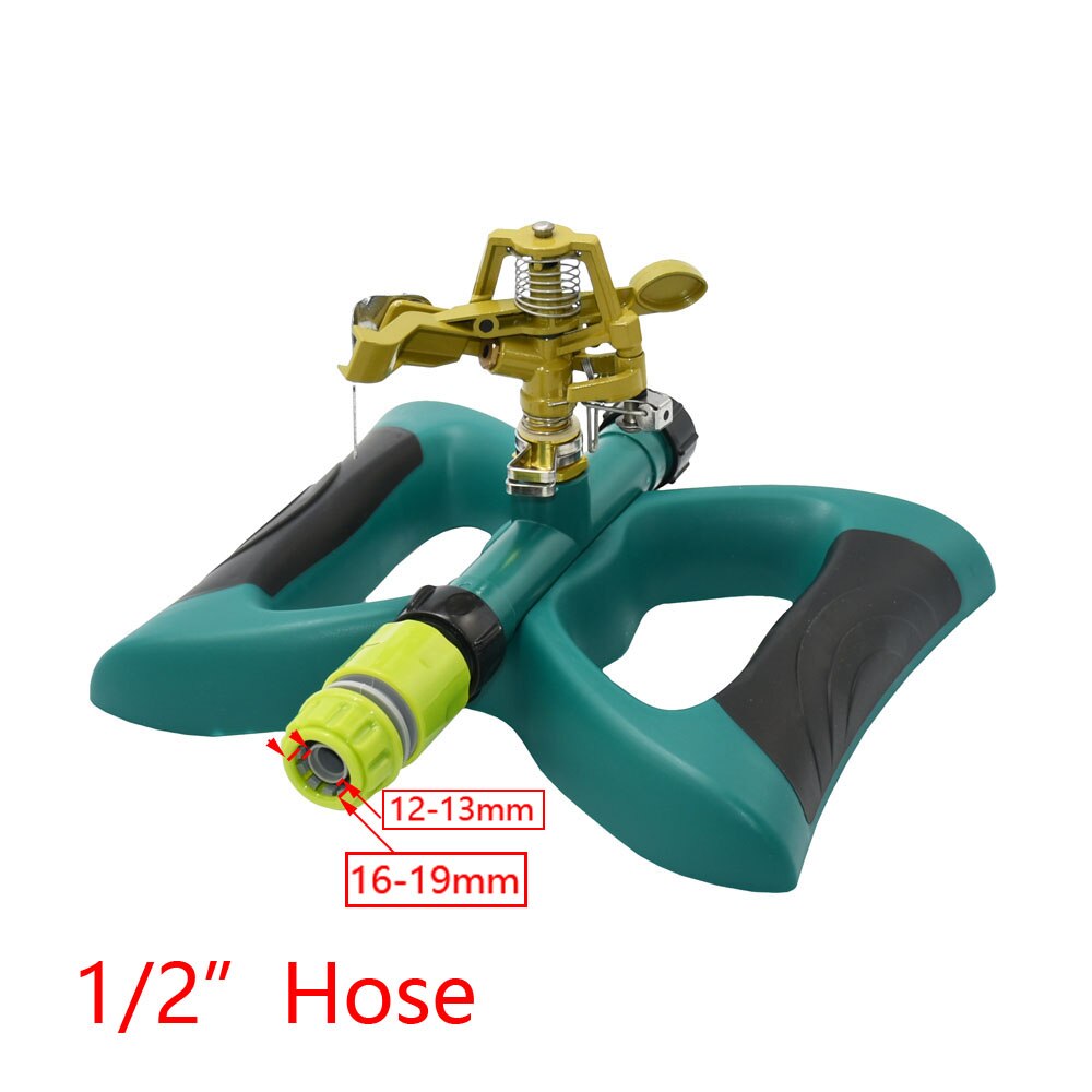 Irrigation Watering Rocker Sprinklers Nozzle With Support 360 Degrees Rotary Jet Nozzle Farm Lawn Garden Irrigation Sprinklers: B