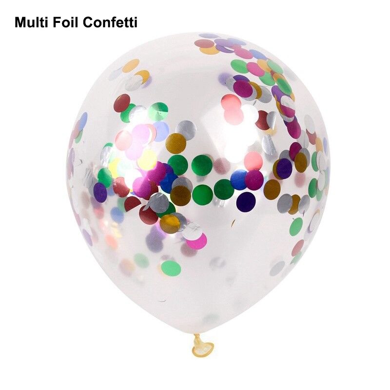 12 pollici Palloncini Trasparenti Con Multicolore Confetti Palloncino Palloncino In Lattice Festa di Compleanno Weddding Decorazione Giocattoli Gonfiabili: 07