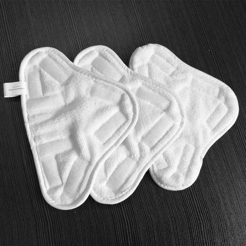 Triangular Microfibre Steam Mop Washable Replacement Pads for X5 H20 Household Velcro Cleaning Cloth Cleaner Mop Accessories 1pc