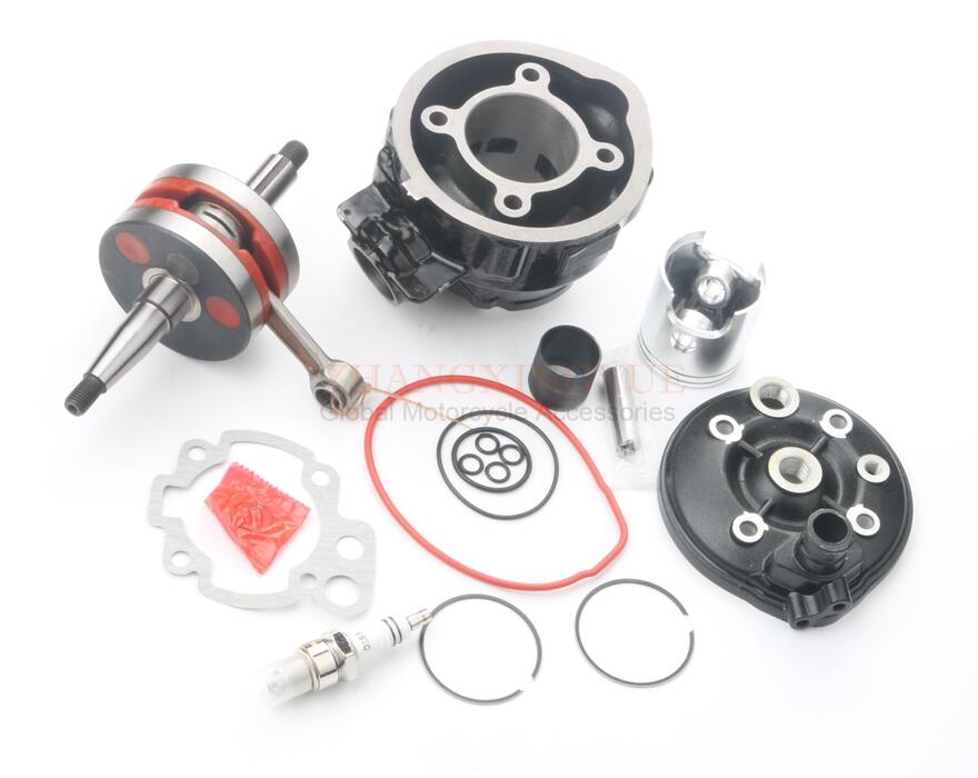 90cc 49mm gran cilindro kit de cilindro y de cigüeñal para Rieju MRT 50 MRX RS1 RS2 RS3 matriz 50 SMX SM Spike 50cc AM6 2T