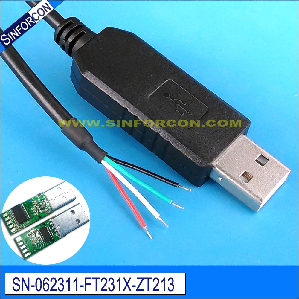 High Speed USB Serial Converter FTDI FT231 USB-RS232-WE-1800 for PLC CPU SBC Routers Switches Console Config Program Cable