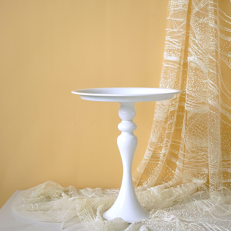Witte cake stand hoge voeten metalen ijzer 8 inch cake tool voor cake decoratie voor wedding party bakvormen diner & bar