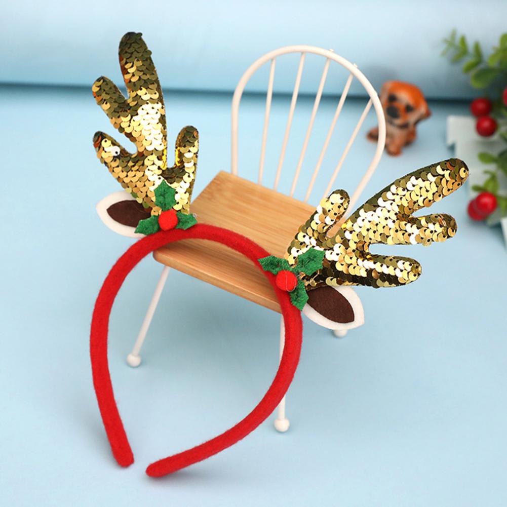 Practical Head Hoop Eye-catching Fine Workmanship Lovely Antlers Head Hoop Headwear