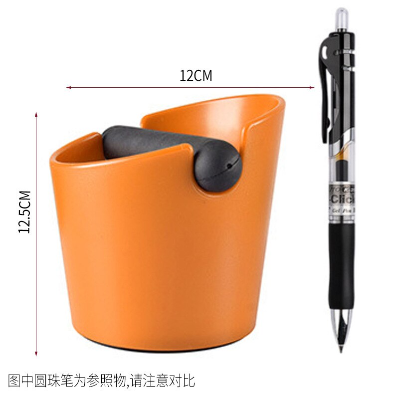 Anti Slip Shock-absorbent Espresso Knock Box Anti Slip Coffee Grind Dump Bin Waste Bin With Detachable Knock Bar For Barista: Style B3