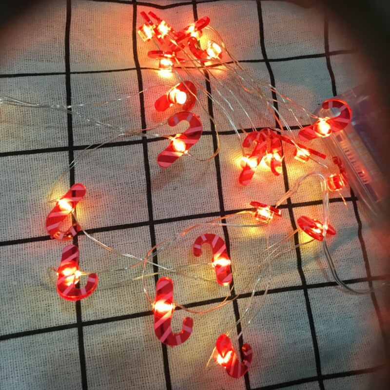 Christmas Decoration Outdoor Waterproof String Light Deer Snowman Snowflake Copper Wire Christmas Day String Lights 2M 20 Lights