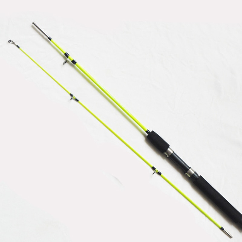 Caña de pescar portátil de fibra reforzada, herramienta de pesca telescópica de señuelo de plástico, ajustable, 1,2 M