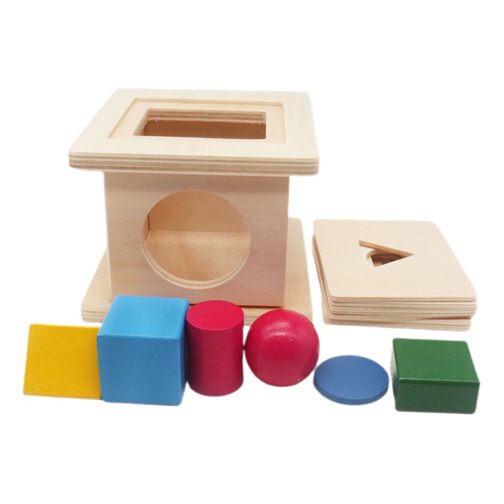 Boxed Vormige Matching Game Speelgoed 6 In 1 Vorm Sorter Kinderen Kleur Cognitieve Ontwikkeling Speelgoed