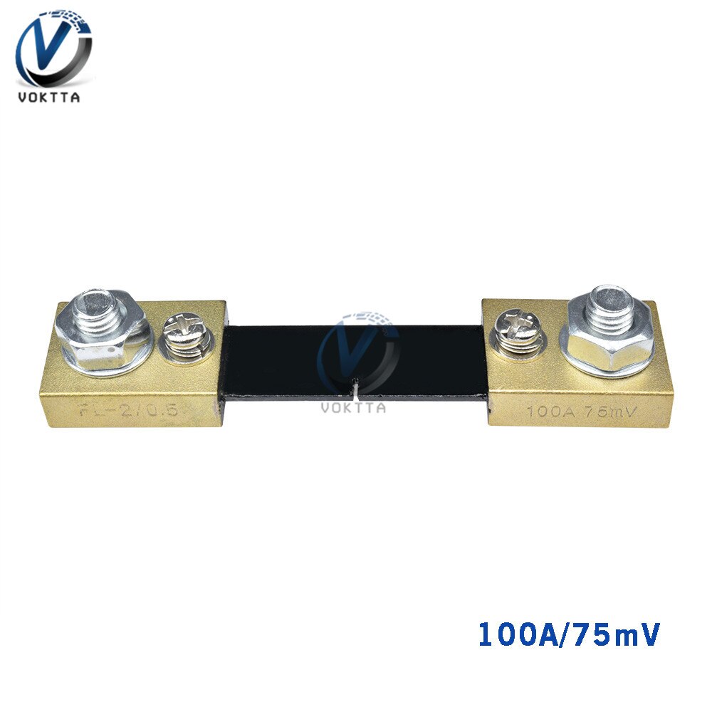 PZEM-015 Digital Battery Tester Ammeter Voltmeter Energy Meter Power Capacity Impedance Residual Electricity Tester 50A Shunt: 100A 75mV