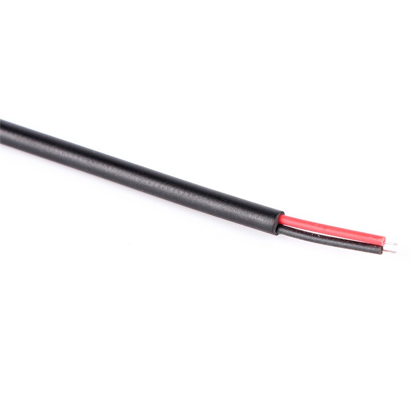 JETTING 5Pair/lot Security Copper Wire 12V Male + Female DC Power Socket Jack Plug Connector Cable Wire 5.5*2.1MM